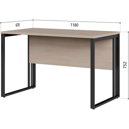 Стол К-Loft 241S001 Ш1180 дуб скандин