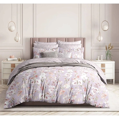 Постельное белье Евро Поплин(нав.70х70-2шт),Melody