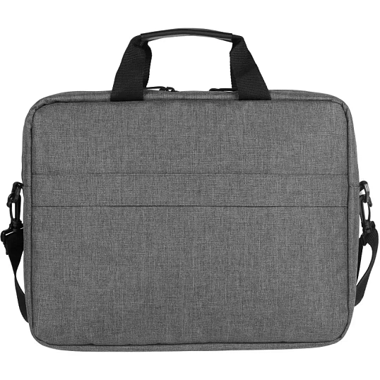Сумка для документов , ноутбука The First, серая, 38х30х8 см, 6836.10