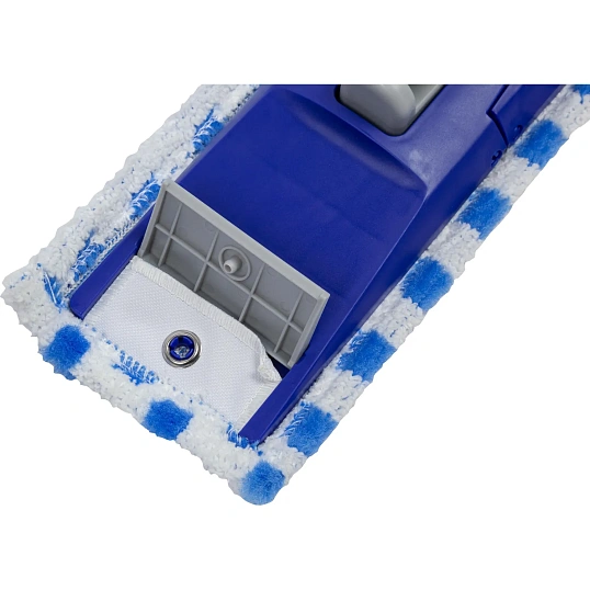 Швабра флаундер Luscan 34х10см насадка микрофибра, кнопки