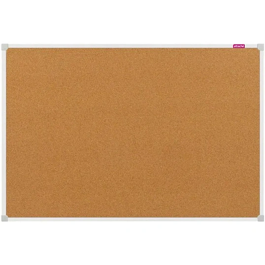 Доска пробковая 90х120 алюмин. рама ATTACHE