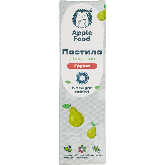 Пастила Apple Food слив_барб_гр_абр_клуб_лес.яг_виш_ябл (960г) 40гx24шт/уп
