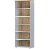 Стеллаж Комус Мебель К-Loft 241H003 786х420х2106 дуб натур/белый