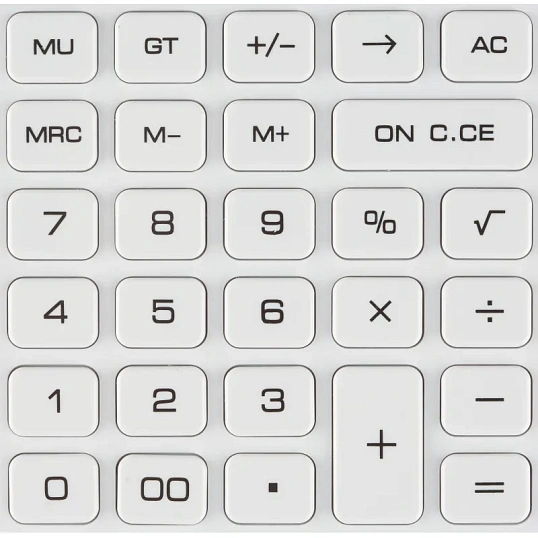 Калькулятор настольный КОМП Attache Selection ASС-333,12р,дв.пит,170x108бел