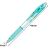 Ручка шариковая автомат. Deli EQ057-BL,син,пулев.нак,0,7мм,рез.грип,4цв.асс