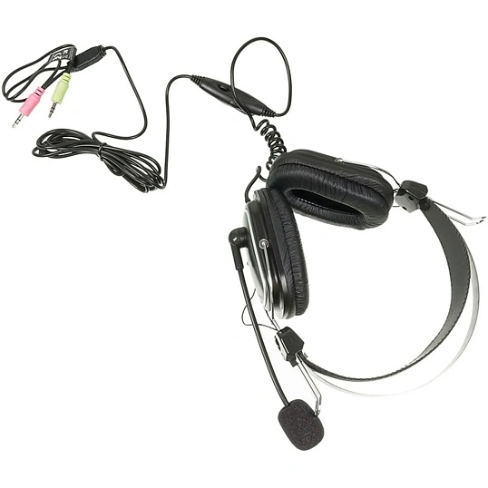 Гарнитура A4Tech HS-50 черный 2.4м мониторные