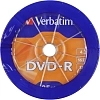 Носители информации DVD-R Verbatim 4.7Gb 16x wagon wheel 25шт/уп (43730)