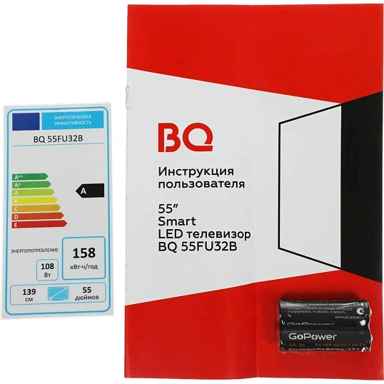 Телевизор BQ 65FSU36B, UHD ready, смарт (Tyzen)