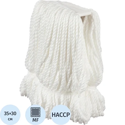 Насадка МОП кентукки , микрофибра 200 грам., белый KN1068