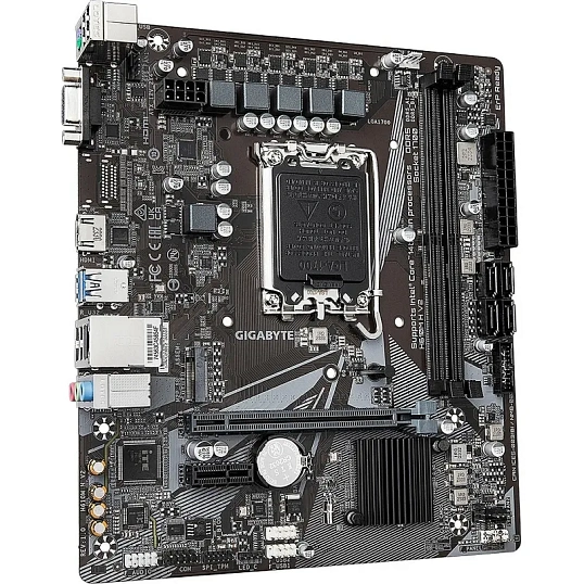 Материнская плата GIGABYTE H610M H V2, s1700, intel H610, 2xDDR5, mATX