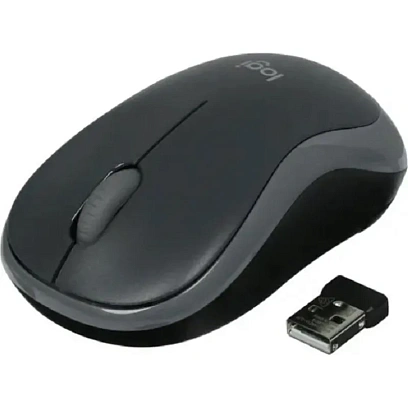 Мышь компьютерная Logitech USB OPTICAL WRL M185 GREY