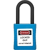 Замок безопасности диэлектрический h=38 мм d=6 мм (Синий)(BD-G11UKD)