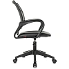 Кресло БР Комус Мебель Echair 396 LT, экокожа, черный, пластик