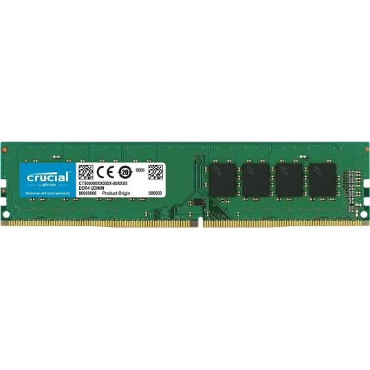 Модуль памяти Crucial DDR4 DIMM 8Gb 3200МГц CL22 (CT8G4DFRA32A)