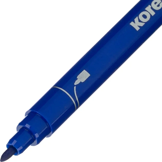 Фломастеры Kores 10цв,двусторон,вент.колп, 29021