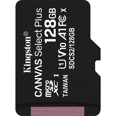 Карта памяти Kingston Canvas Select Plus microSDXC UHS-I, SDCS2/128GBSP