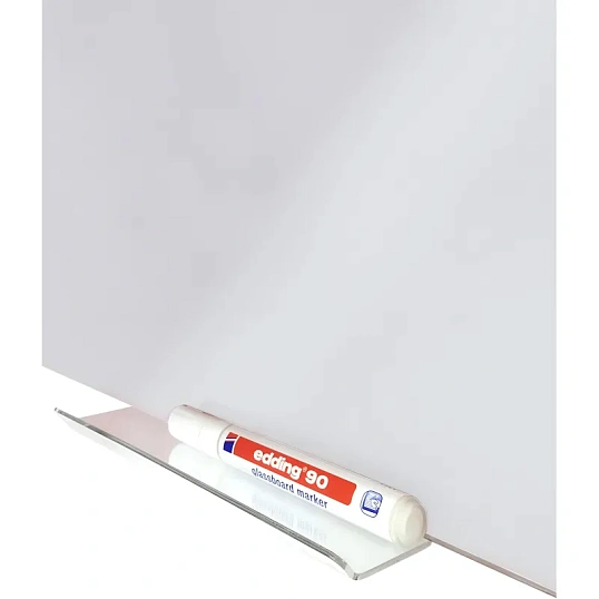 Доска стеклянная магнитная, 100х150, Attache, белый