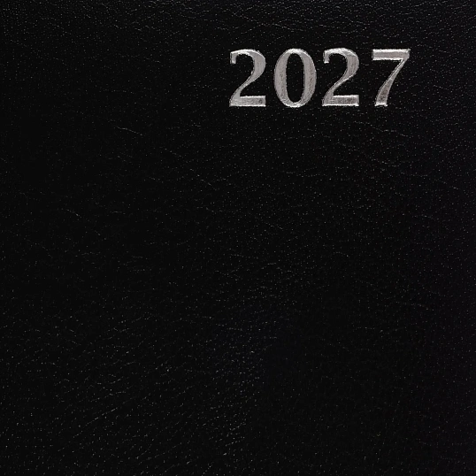 Ежедневник датированный 2027 Attache А5 168л 138x213мм балакрон черн