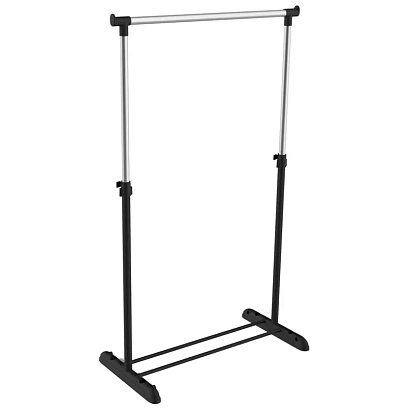 Вешалка гардрб EL_Sheffilton SHT-WR4340 чер/чер муар/хром лак(898768/В1-68)