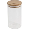 Банка стеклянная для сыпучих продуктов с крышкой BAMBU, 1 л