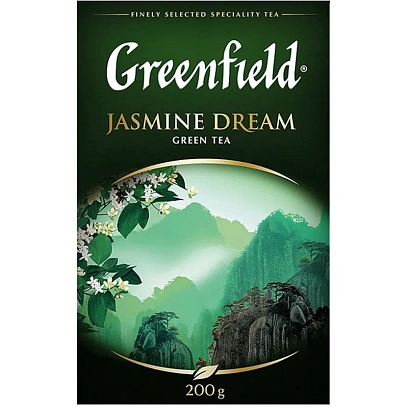 Чай зеленый листовой Greenfield Jasmine Dream, 200гр
