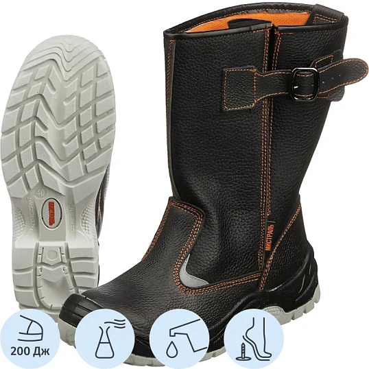 Сапоги Мистраль ПУ/ТПУ с МП и МС р.43 (104327)