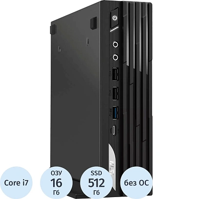 Мини ПК MSI Pro DP21 14M(9S6-B0A431-1244)i7-14700/16Gb/512GB/VESA/noOS/KBM