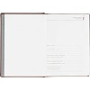 Ежедневник датированный 2026 А5+ VELVET бордовый 3-123/02