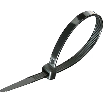 Хомут стяжка нейлоновая (черный) КСС 5x350 (100шт/уп) Fortisflex 49418