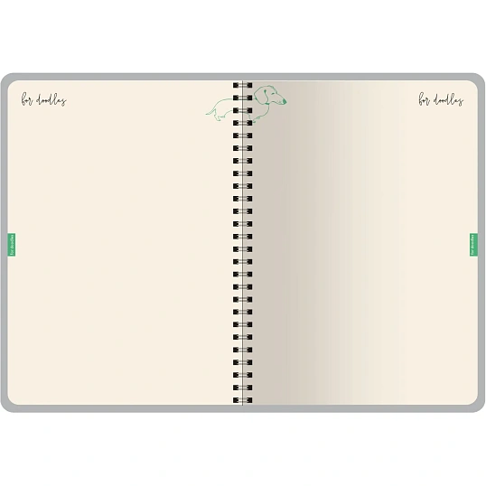 Ежедневник недатированный НА CUTE DIARY А5,BV,136,ЛУГ.ТР,зол.греб,3-701/11