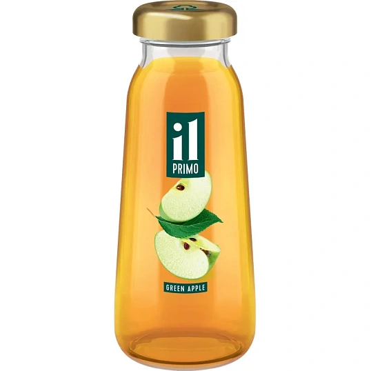 Сок IL Primo яблочный из зеленых яблок осветленный  0,2л