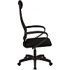 Кресло МТ_EChair 675 TTW сетка/ткань черный пластик
