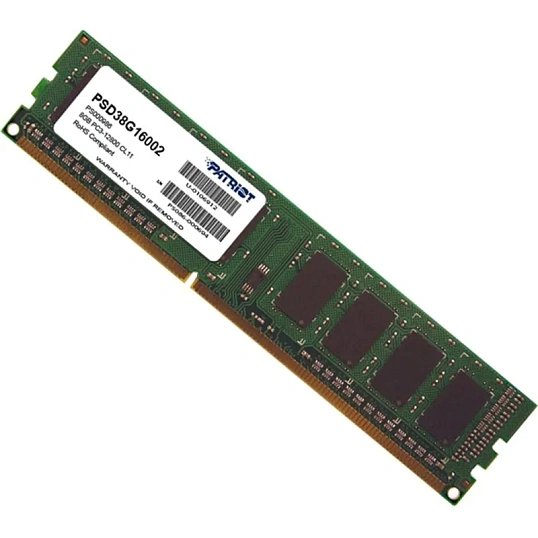 Модуль памяти Patriot DDR3 8GB DIMM (PSD38G16002) 1600Мгц CL11