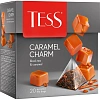 Чай Tess Caramel charm черный с добавками, 1,8гх20пир 0883-12