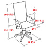 Кресло BN_Zm_EChair-600 MC сетка, черный
