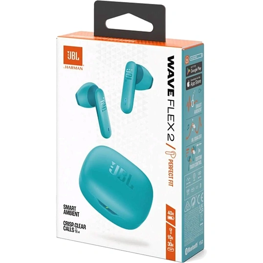 Наушники JBL Wave Flex 2 Blue (JBLWFLEX2BLU)