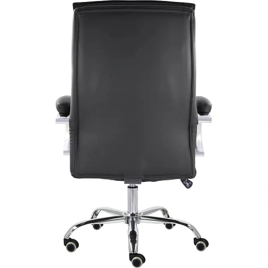 Кресло UP_EChair СН-701 Куба В хром ХДП Ср S-0401 (черный)