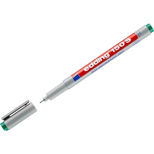 Маркер для глянц.поверх. EDDING E-150/4 S зеленый 0,3мм стираемый