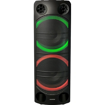 Акустическая система Digma D-MC1720 черный 80Вт/FM/USB/BT/micro SD