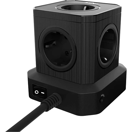 Сетевой фильтр AGNI 5р/2м, 2 USB +3 Type-C, чёрный(TP-VE5U5E-C-2m-black)