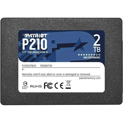 SSD накопитель Patriot (P210S2TB25) SATA III 2Tb P210 2.5