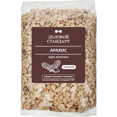 Арахис Деловой Стандарт жареный соленый,1кг