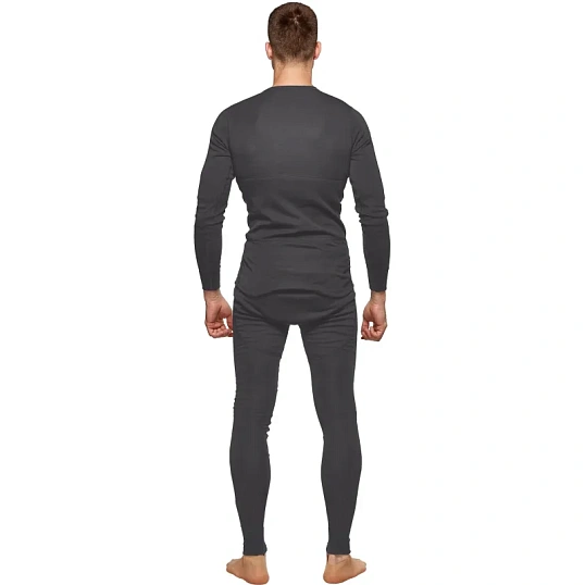 Термофутболка с длинным рукавом муж. т.серая Activ-35 р-р 56