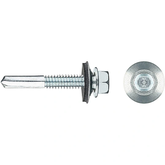 Саморезы кр. оцин КРс ZP 5,5х32 удл.сверло 50шт/уп-контейнер Zitar (142301)