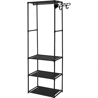 Вешалка LS_гардеробная напольная Helex Home W-03-1, черная