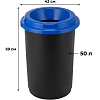 Контейнер для мусора (урна) IDEA ЭКО 50л синяя