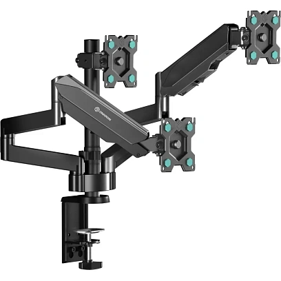 Кронштейн Onkron (держатель) для трех мон. 13-32, настольный, черный G280