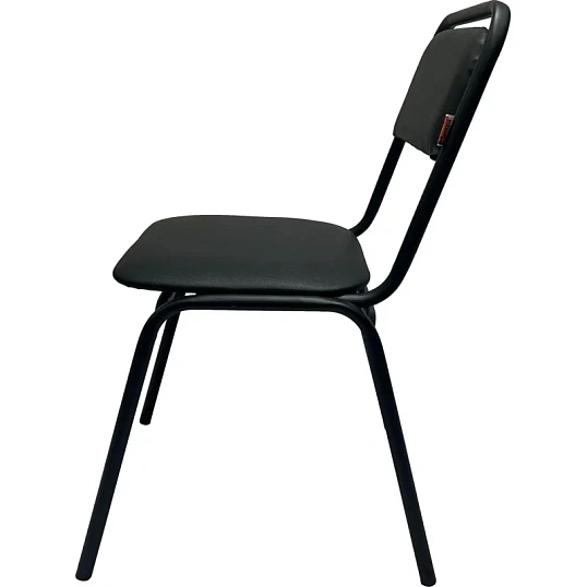 Стул КО_Echair РС42 каркас черный, к/з черный 201