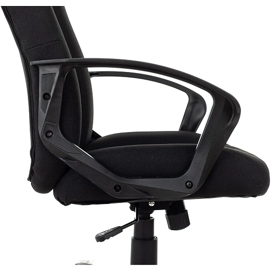 Кресло БР Комус Мебель EChair 665 ткань,черный,пластик
