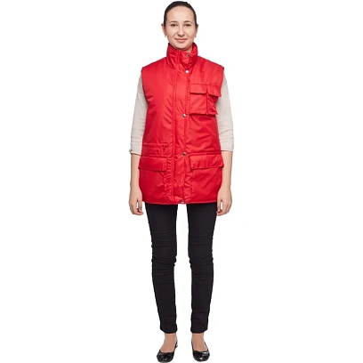 Жилет утепленный Товаровед зимн. красн. (р.60-62) р.170-176